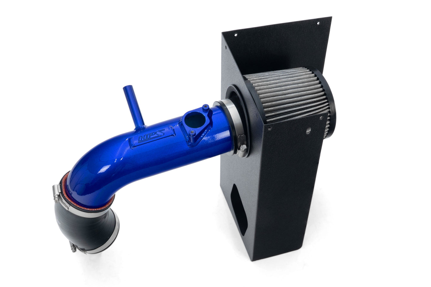HPS Performance Air Intake Kit with Heat Shield, 2019-2025 Toyota RAV4 Hybrid 2.5L, Blue 827-768BL