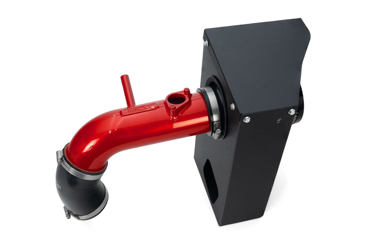 HPS Performance Air Intake Kit with Heat Shield, 2021-2024 Toyota RAV4 Prime 2.5L, Red 827-768R
