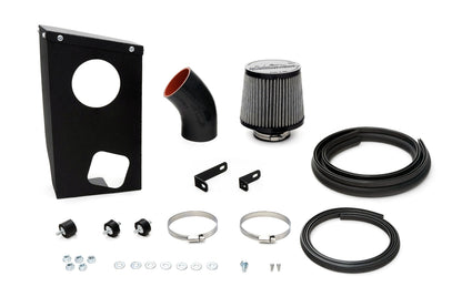 HPS Performance Air Intake Kit with Heat Shield, 2019-2025 Toyota RAV4 Hybrid 2.5L, Polished 827-768P