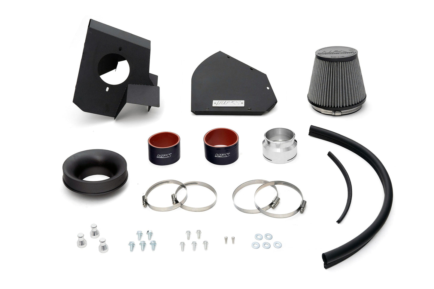 HPS Performance Air Intake Kit with Heat Shield 2023-2024 BMW M240i 3.0L Turbo B58 G42, 827-771