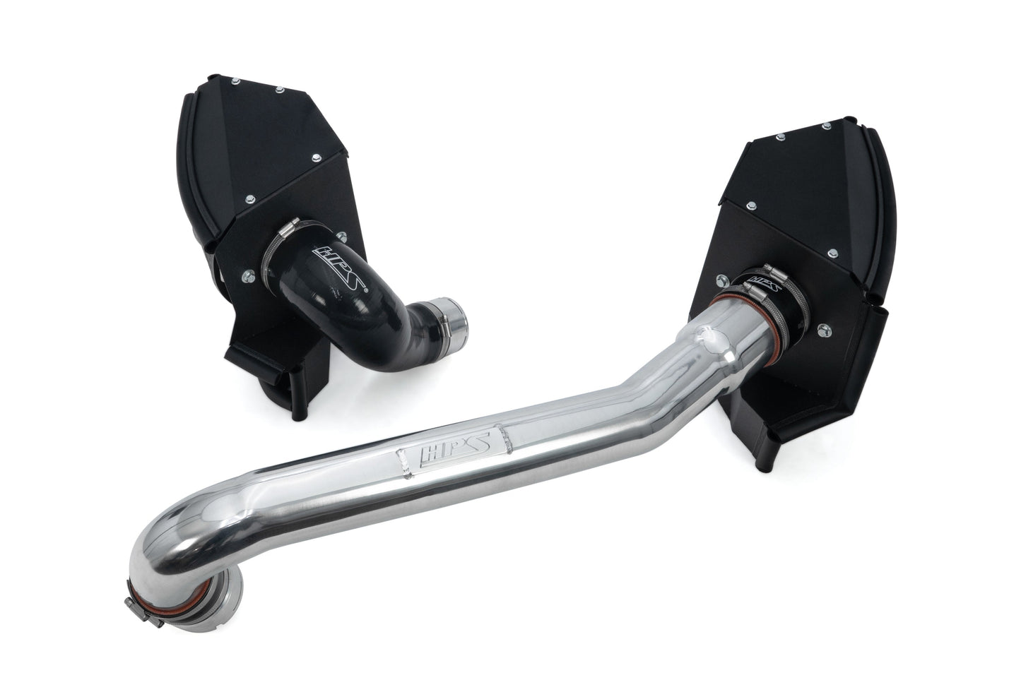 HPS Performance Air Intake Kit with Heat Shield, 2021-2025 BMW M4 G82 G83 3.0L Turbo, Polished 827-772P