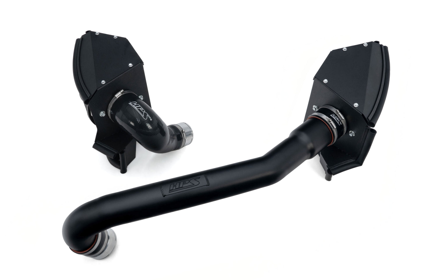 HPS Performance Air Intake Kit with Heat Shield, 2023-2025 BMW M2 G87 3.0L Turbo, Black 827-772WB