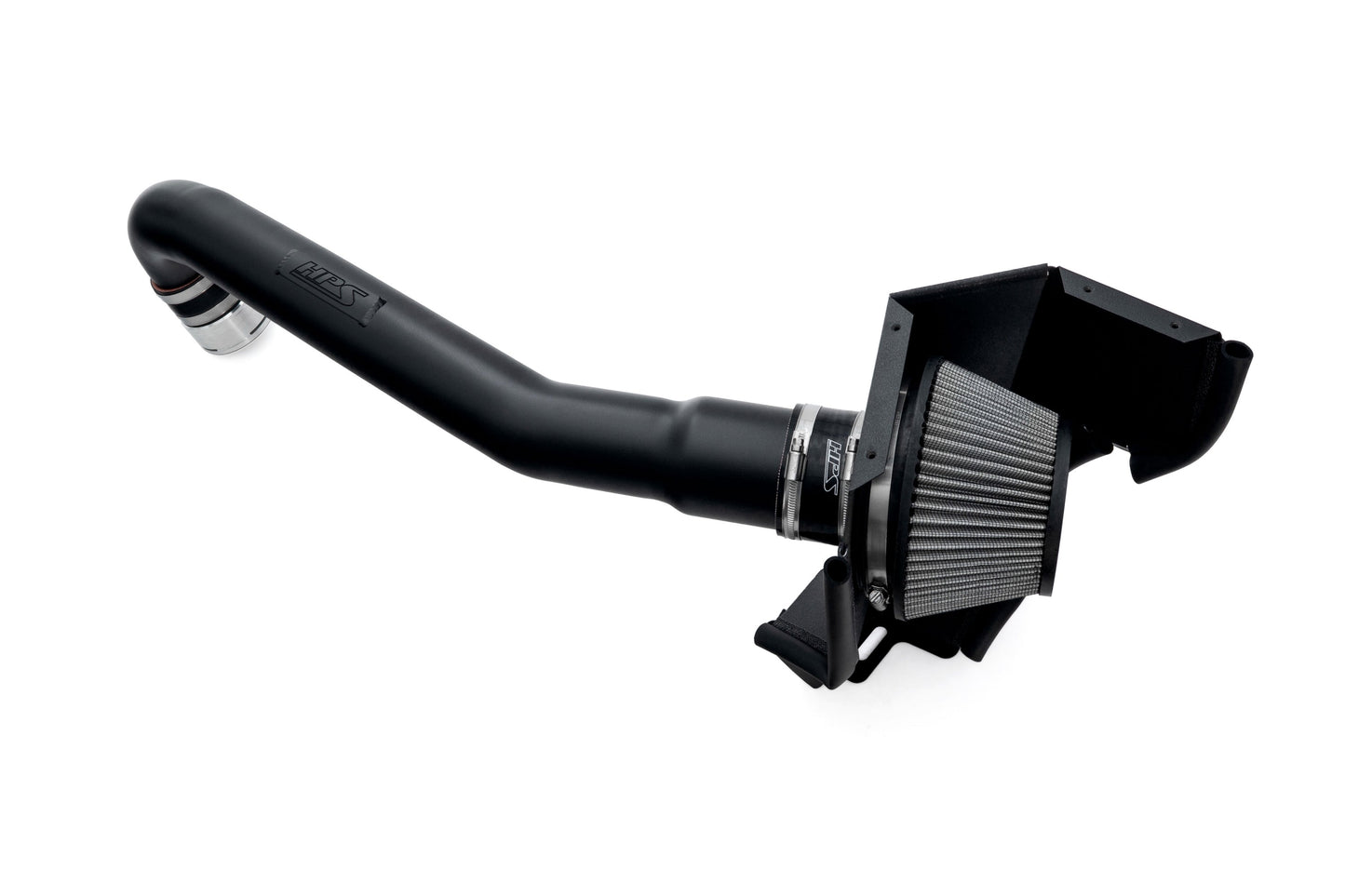 HPS Performance Air Intake Kit with Heat Shield, 2021-2025 BMW M3 G80 3.0L Turbo, Black 827-772WB