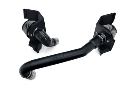 HPS Performance Air Intake Kit with Heat Shield, 2021-2025 BMW M4 G82 G83 3.0L Turbo, Black 827-772WB