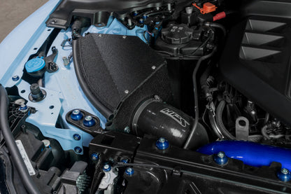 HPS Performance Air Intake Kit with Heat Shield, 2021-2025 BMW M4 G82 G83 3.0L Turbo, Black 827-772WB