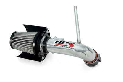 HPS Performance Products Air Intake Kit with Heat Shield, 2012-2017 Toyota Prius V 1.8L, Polished 827-784P
