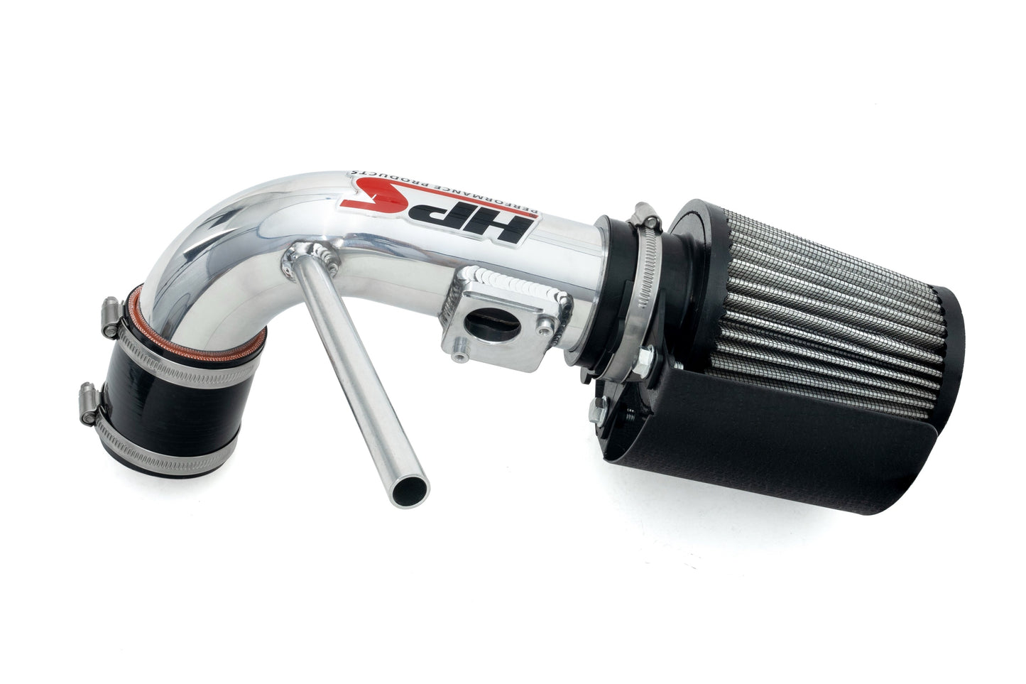 HPS Performance Products Air Intake Kit with Heat Shield, 2010-2015 Toyota Prius 1.8L, Polished 827-784P