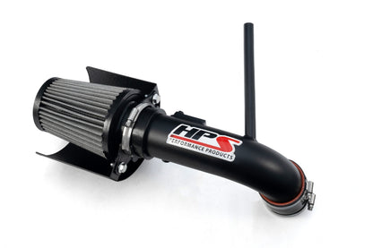 HPS Performance Products Air Intake Kit with Heat Shield, 2010-2015 Toyota Prius 1.8L, Black 827-784WB