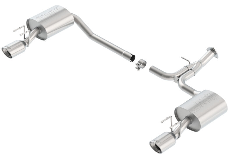 Borla 13-15 Honda Accord Coupe 3.5L FWD SS Rear Section Single Split Rear Exit Touring Exhaust 11853 11853 Photo - Primary