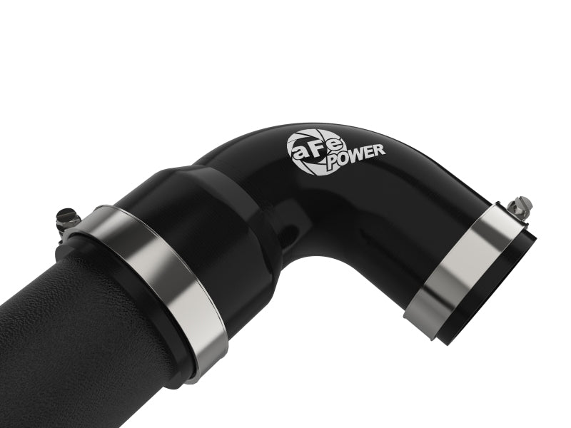 aFe 19-22 Hyundai Veloster N L4 2.0L (t) BladeRunner 2-1/2in Aluminum Hot Charge Pipe - Black 46-20646-B 46-20646-B Photo - Close Up