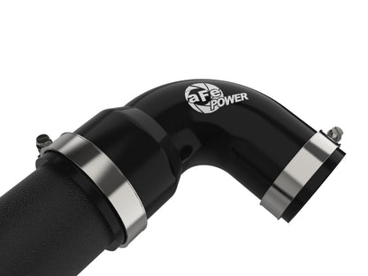 aFe 19-22 Hyundai Veloster N L4 2.0L (t) BladeRunner 2-1/2in Aluminum Hot Charge Pipe - Black 46-20646-B 46-20646-B Photo - Close Up