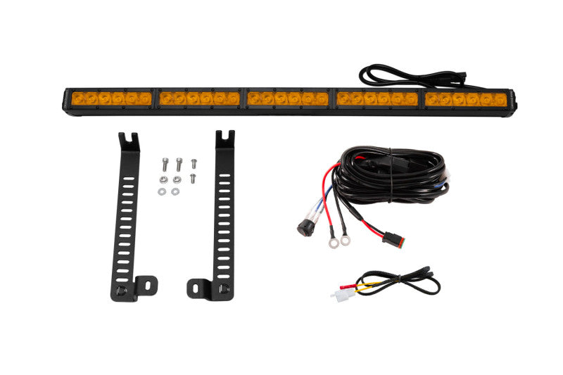 Diode Dynamics 14-19 Toyota 4Runner SS30 (Single) Stealth Lightbar Kit - Amber Driving DD6763 DD6763 Photo - Primary