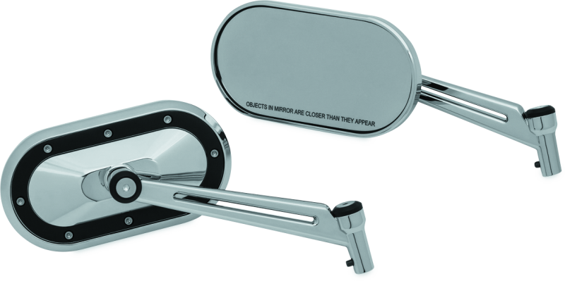 Kuryakyn Heavy Industry Mirrors Chr/Blk 1765 1765 Photo - Primary