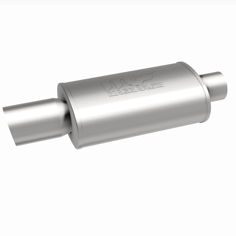 MagnaFlow 5" X 8" Oval Center/Center Performance Muffler With Tip 14834 360 Degree Image Set