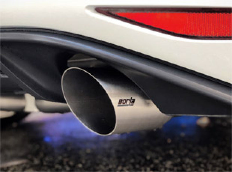Borla 2018 Volkswagen GTI (MK7.5) 2.0T AT/MT SS S-Type Catback Exhaust w/Stainless Brushed Tips 140751SB 140751SB Photo - Close Up