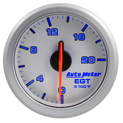 Autometer 2-1/16" E.G.T, 0-2000`F, Airdrive, Silver 9145-UL User 6