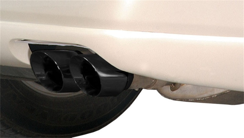 Corsa 98-03 Cadillac Seville 4.6L 2.5in Cat-Back Dual Rear w Twin 35in Black Pro-Series Tips 14150BLK 14150BLK Photo - Mounted