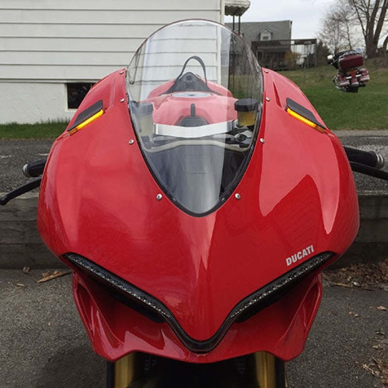 New Rage Cycles Ducati 959 Panigale Mirror Signal - Black 959-MBO-B 959-MBO-B Photo - Primary