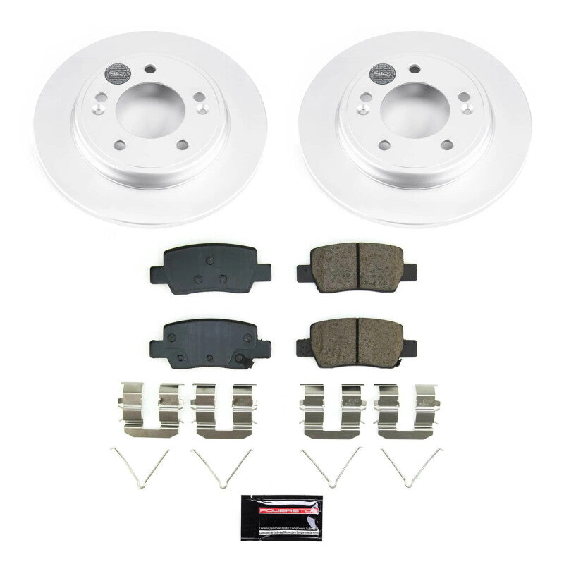 PowerStop Power Stop 21-23 Hyundai Elantra Rear Z17 Coated Brake Kit CRK9106 CRK9106 Photo - Primary