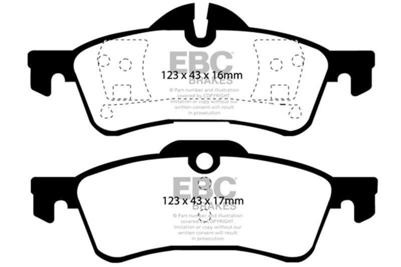EBC Disc Brake Pad Set DP21701 Photo - Primary