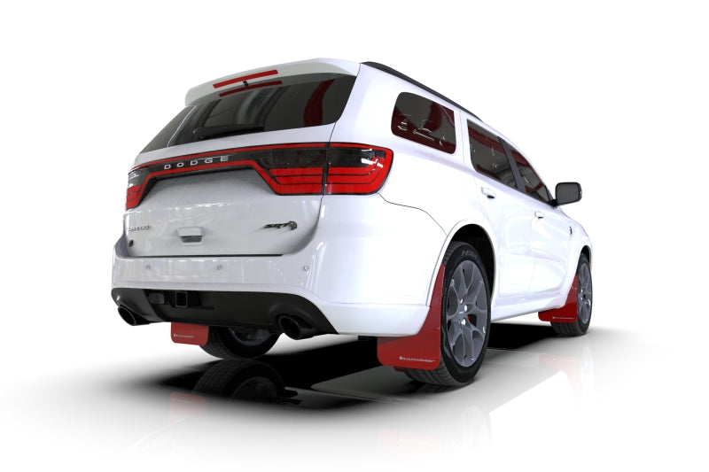 Rally Armor 16-22 Dodge Durango GT / RT / SRT / SXT Red UR Mud Flap White Logo MF55-UR-RD/WH MF55-UR-RD/WH User 1