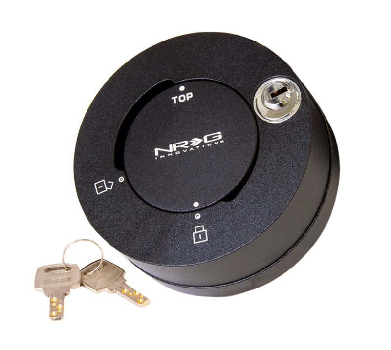 NRG Quick Lock Hub Use w/ Quick Release Kit Matte Black SRK-101MB Photo - Primary