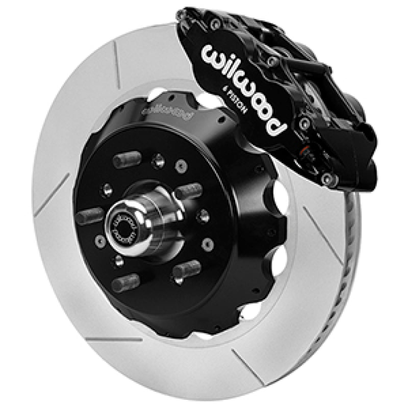 Wilwood Forged 6 Piston Superlite Caliper, SRP 72 Vane Vented Spec37 Slotted Rotor - 14.00x1.25 140-17089