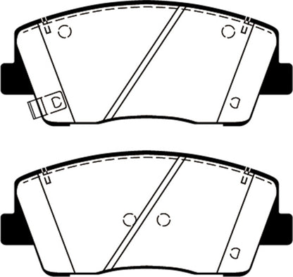 EBC 2019+ Genesis G70 2.0T Redstuff Front Brake Pads DP32358C DP32358C Photo - Primary
