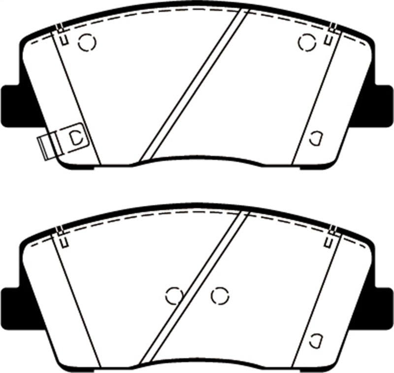 EBC 2019+ Genesis G70 2.0L Turbo Greenstuff Front Brake Pads DP22358 DP22358 Photo - Primary