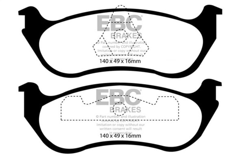 EBC Disc Brake Pad Set DP41627R Photo - Primary