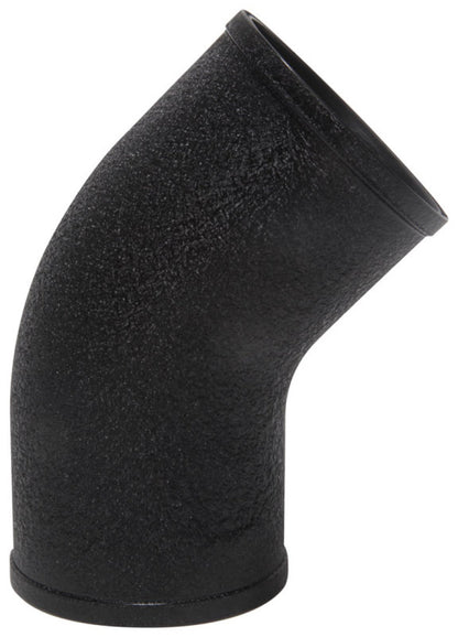 Spectre Universal Intake Elbow Tube (ABS) 3in. OD / 45 Degree - Black Textured Powdercoat 87381K 87381K Photo - Primary