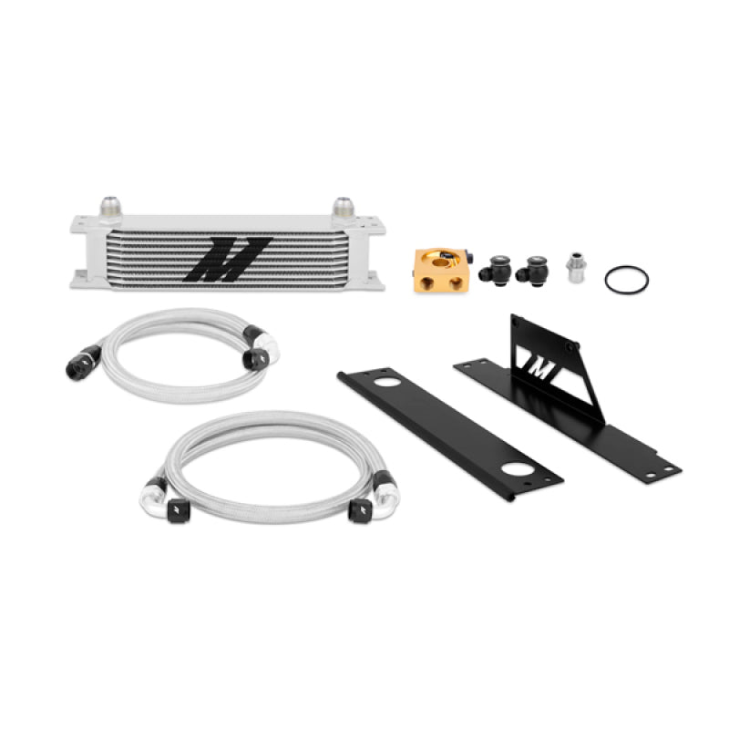 Mishimoto Thermostatic Oil Cooler Kit -Silver 2001-2005 Subaru WRX and STI MMOC-WRX-01T Photo - Primary