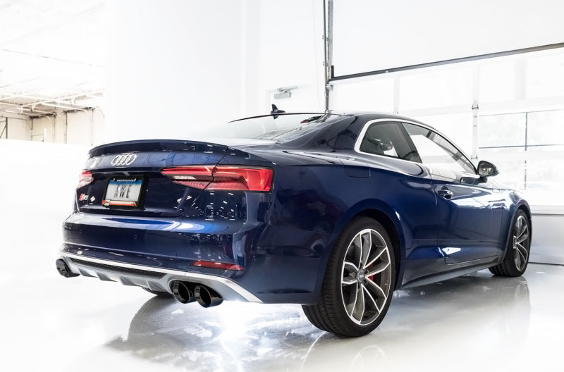 AWE Tuning Audi B9 S5 3.0T Touring Edition Exhaust - Black Diam Tips (102mm) 3015-43092 3015-43092 Photo - Mounted
