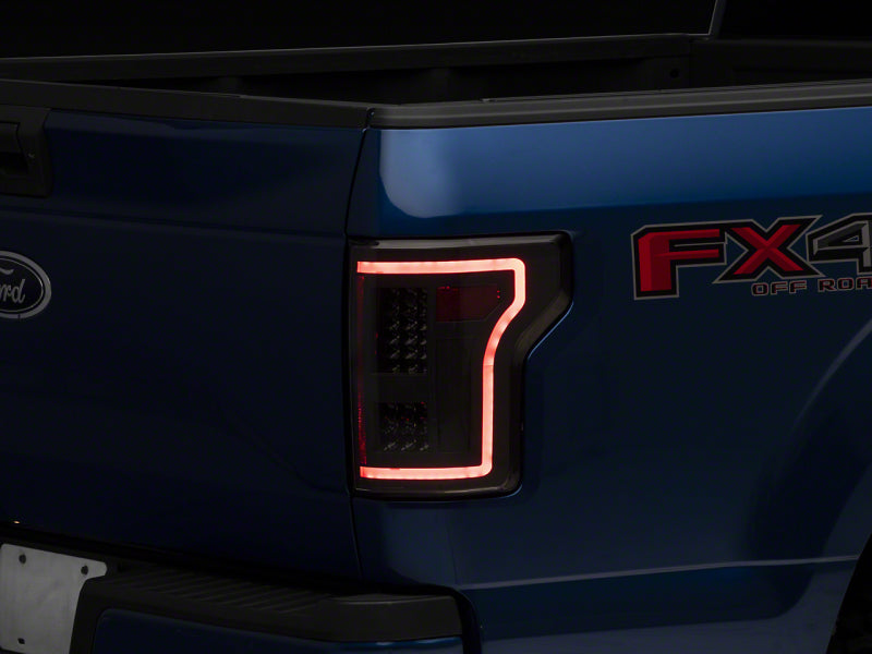 Raxiom 15-17 Ford F-150 LED Tail Lights w/ SEQL Turn Signals- Blk Housing (Clear Lens) T544625 T544625 Photo - Primary