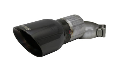 Corsa Performance Single Universal 3.0in Inlet / 4.0in Outlet Black PVD Pro-Series TK006BLK Photo - Primary