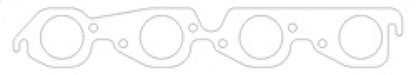 Cometic Exhaust Gasket Pair Material: Armor Clad Thickness: .064in C5349-064 Photo - Primary