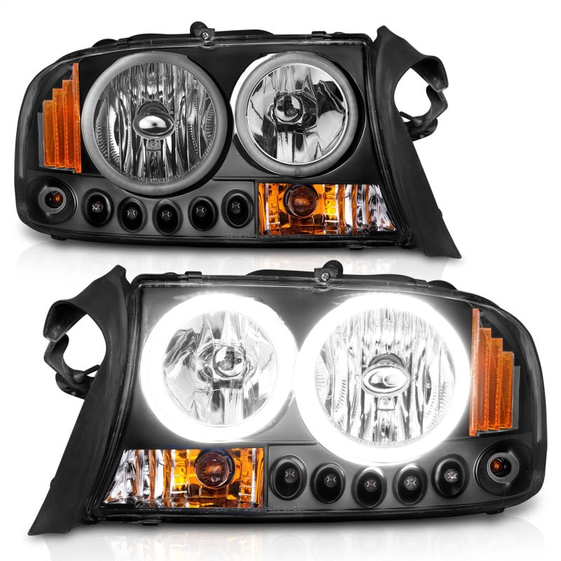Anzo 1997-2004 Dodge Dakota Crystal Headlights Black 1pc 111085 Photo - Unmounted