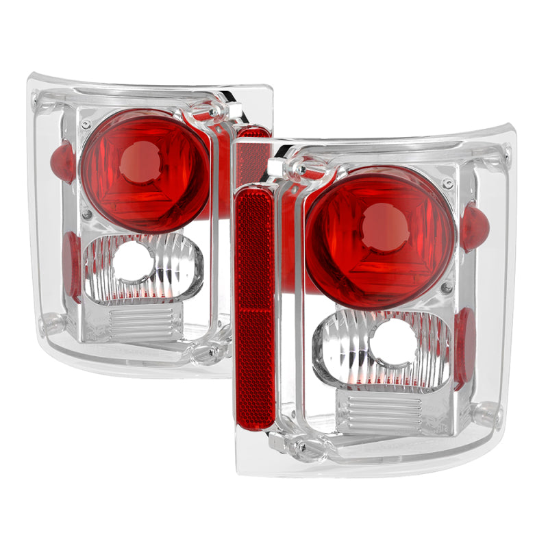 SPYDER xTune Chevy Suburban 73-91 Euro Style Tail Lights - Chrome ALT-JH-CCK73-C 9036521 9036521 Photo - Primary