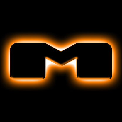ORACLE Lighting Universal Illuminated LED Letter Badges - Matte Black Surface Finish - M 3141-M-005 3141-M-005 Photo - Primary