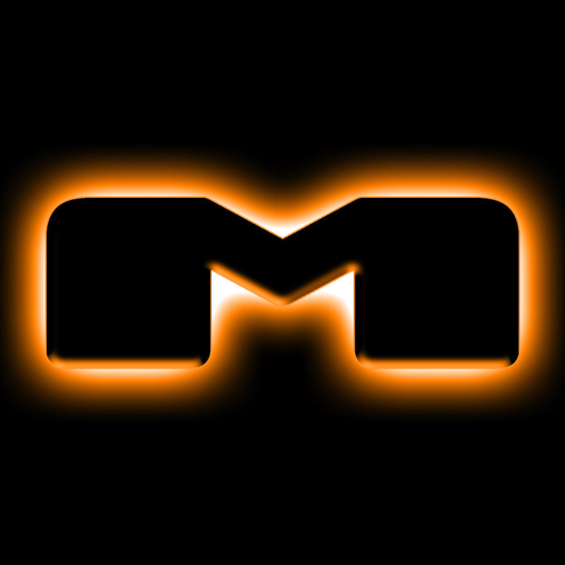 ORACLE Lighting Universal Illuminated LED Letter Badges - Matte Black Surface Finish - M 3141-M-005 3141-M-005 Photo - Primary