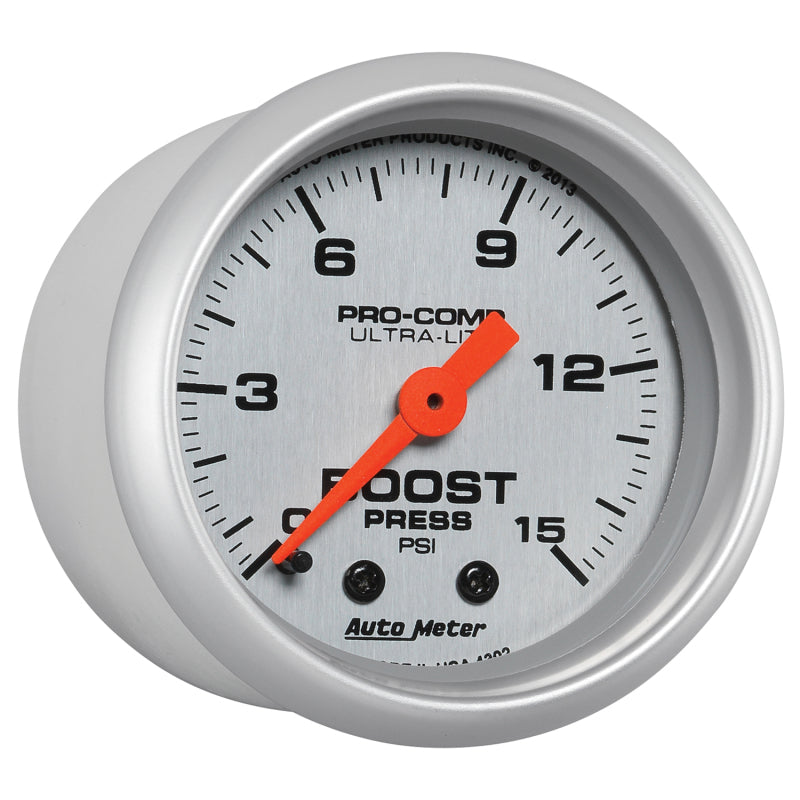 Autometer Gauge, Boost, 2 1/16", 15PSI, Mechanical, Ultra-Lite 4302 User 3