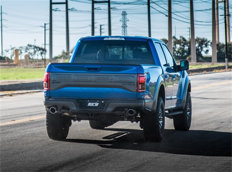 Borla 17-18 Ford Raptor 3.5L 2WD/4WD Short Bed/Extended Cab Standard Bed Resonator 60650 60650 Photo - lifestyle view