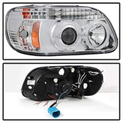 Spyder Ford Explorer 95-01 1PC Projector Headlights LED Halo Chrm PRO-YD-FEXP95-HL-1PC-C 5010148 5010148 Photo - Unmounted