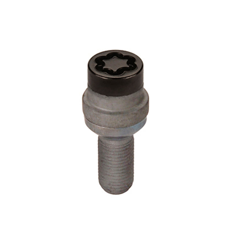 McGard Wheel Lock Bolt Set - 4pk. (Radius Seat) M14X1.5 / 19mm Hex / 35.4mm Shank Length - Black 28332 28332 Photo - Primary