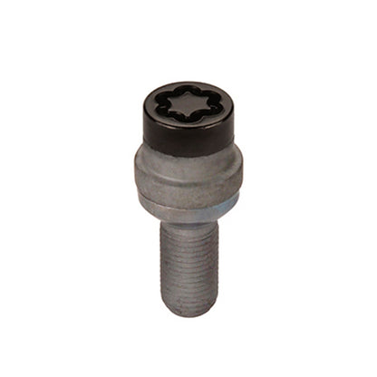 McGard Wheel Lock Bolt Set - 4pk. (Radius Seat) M14X1.5 / 19mm Hex / 35.4mm Shank Length - Black 28332 28332 Photo - Primary