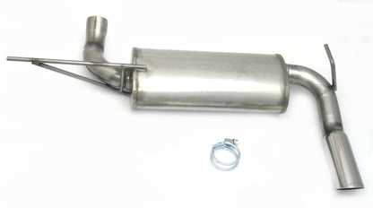 JBA 07-18 Jeep Wrangler JK 3.8L/3.6L 409SS Single Rear Exit Axle Back Exhaust 40-1509 40-1509 Photo - Primary