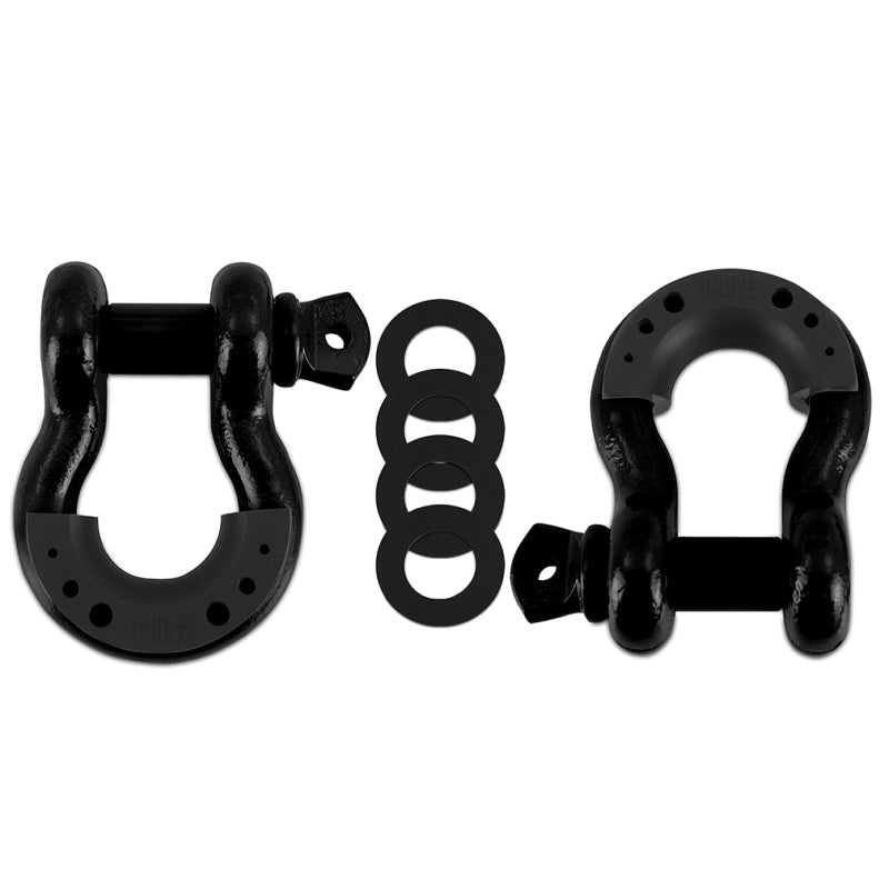Borne Off-Road Borne D-Ring Shackle Set Black BNDR-BK BNDR-BK Photo - Primary