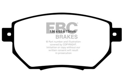 EBC Disc Brake Pad Set DP61659 Photo - Primary