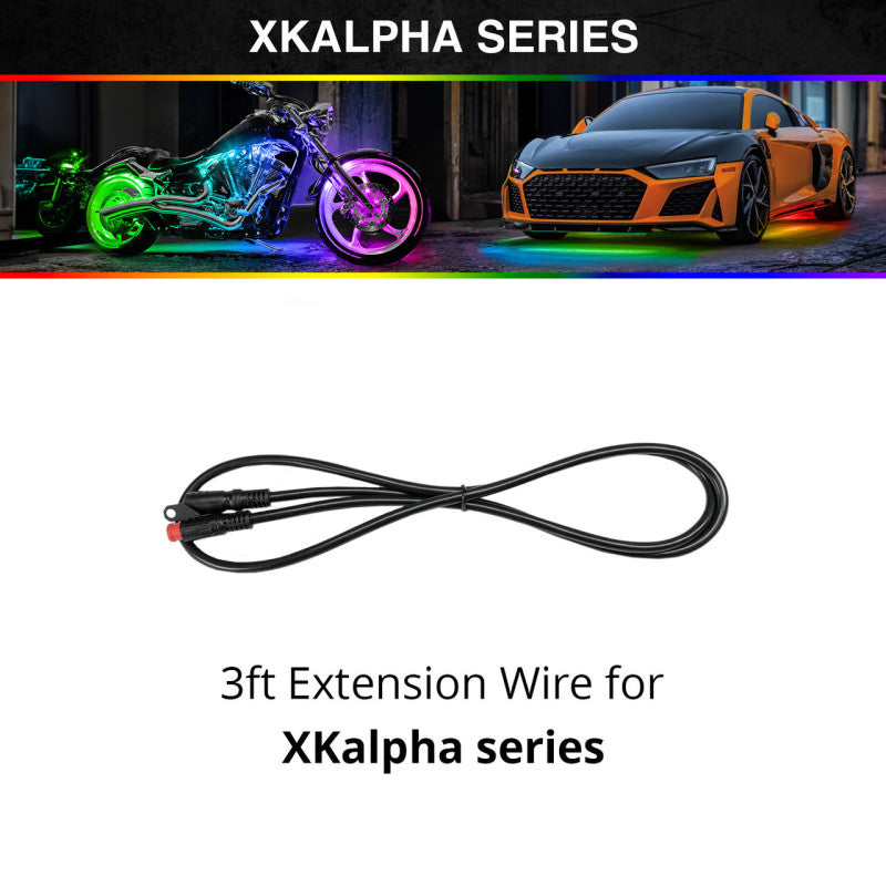 XKGLOW XK Glow 5pin Extension Wire Xkalpha - 3 Ft AP-WIRE-3FT