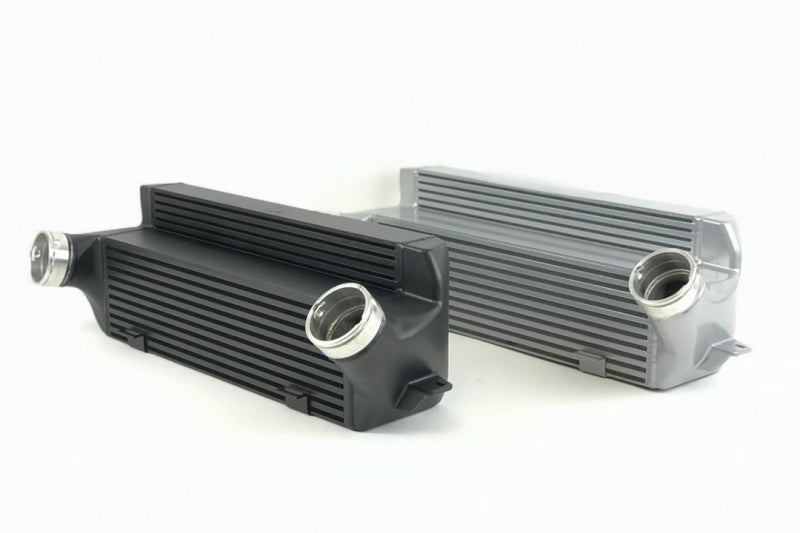 CSF 04-13 BMW 335i/xi (E90/E91/E92/E93) High Performance Stepped Core Bar/Plate Intercooler - Black 8127B 8127B Photo - out of package